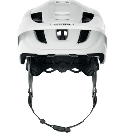 Abus cliffhanger cyklisticka prilba shiny white2