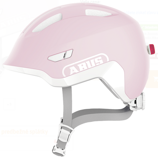 Abus smiley 3 detska cyklisticka prilba pure rose