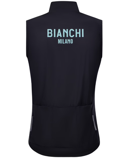 Bianchi milano windshell vest black
