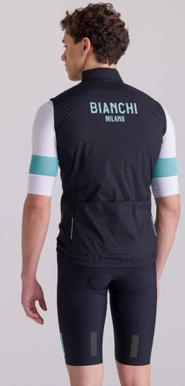 Bianchi milano windshell vest black4